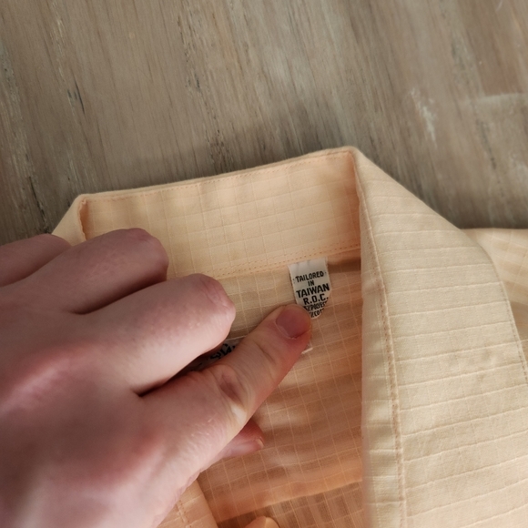 Vintage Yves Saint Laurent Blouse Peach - Picture 3 of 4